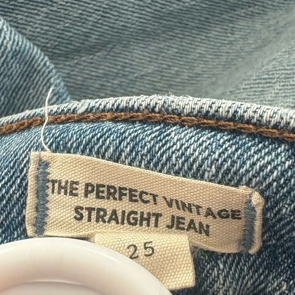 Madewell The Perfect Vintage Straight Jean Size 25 - Picture 3 of 14